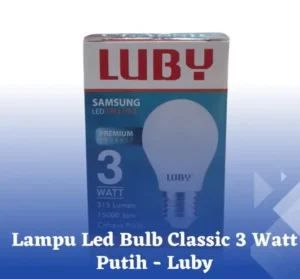 Lampu LED LUBY 3W