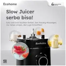 Ecohome Slow Juicer ESJ999SG