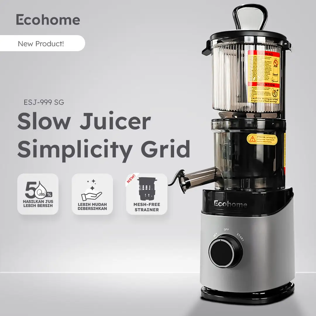 Ecohome Slow Juicer ESJ999SG