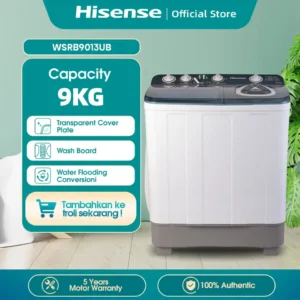 Mesin Cuci Hisense WSRB9013UB